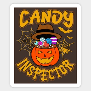 Halloween Candy Inspector Magnet